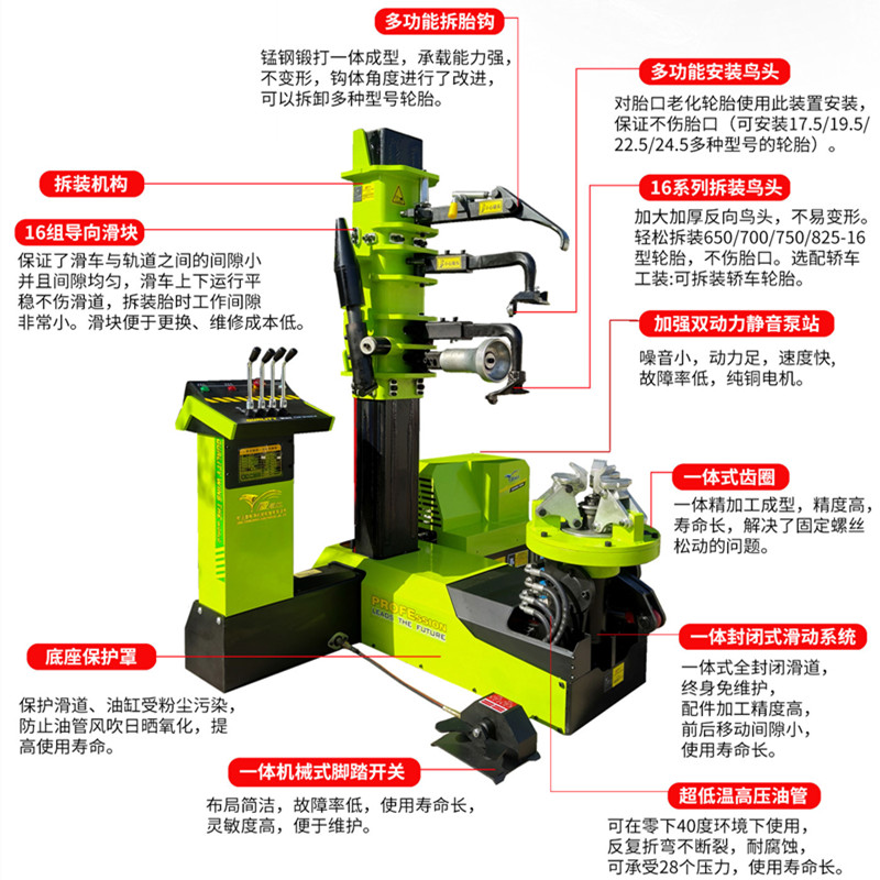 大型扒胎機(jī)與車載扒胎機(jī)誰(shuí)才是輪胎店的真命天子